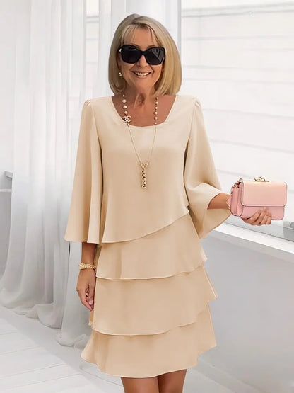 Catherine | Abito elegante e Comodo con Volant
