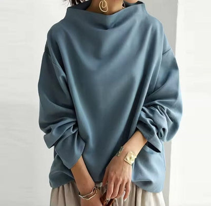 Wanda | Top di Maglia Morbido con Collo alto