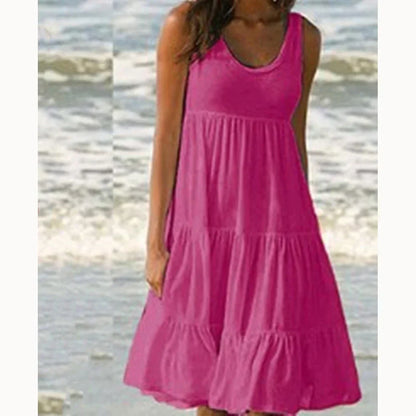 Layla™ - Mini Abito Senza maniche Boho