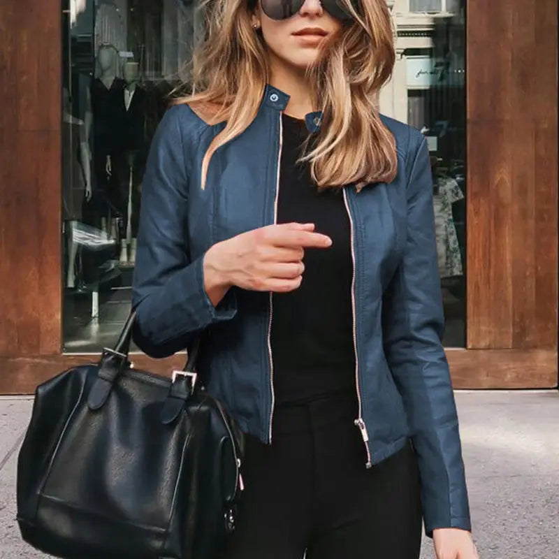 HARRIET | Giacca in pelle elegante da donna