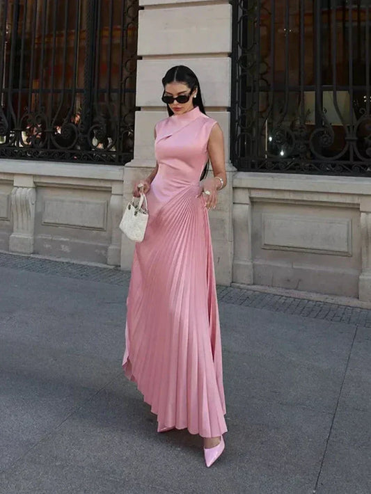 Ellison - Abito Maxi Drapado Elegante