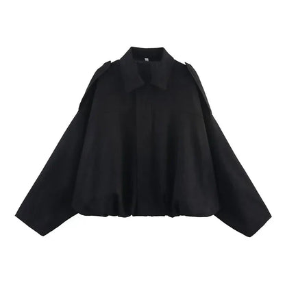 Giacca Diana – Bomber oversize Verde oliva