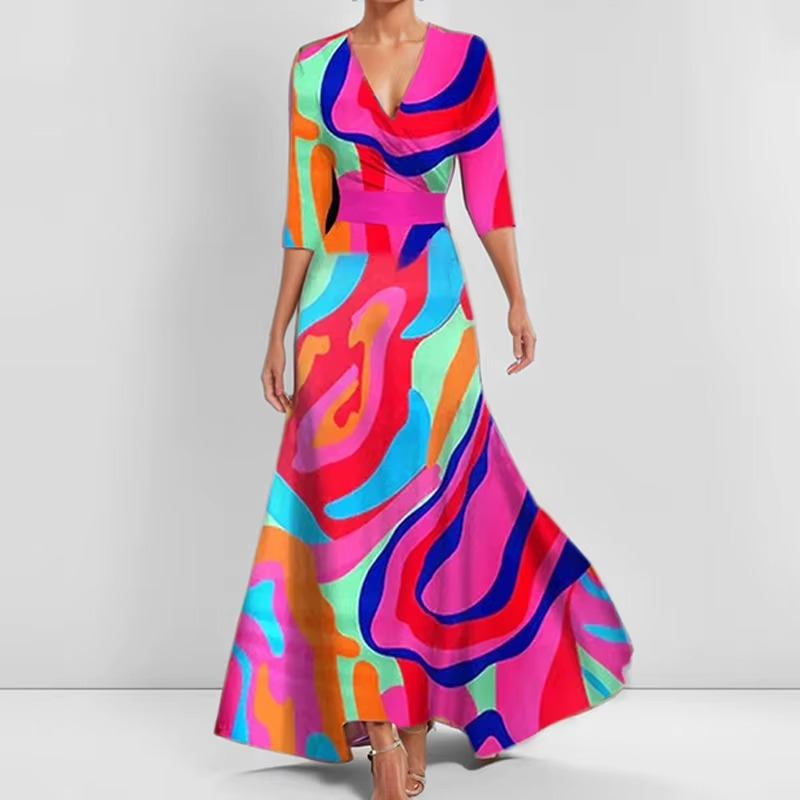 Lina™ - Robe Floreale Elegante - Sentiti sicura