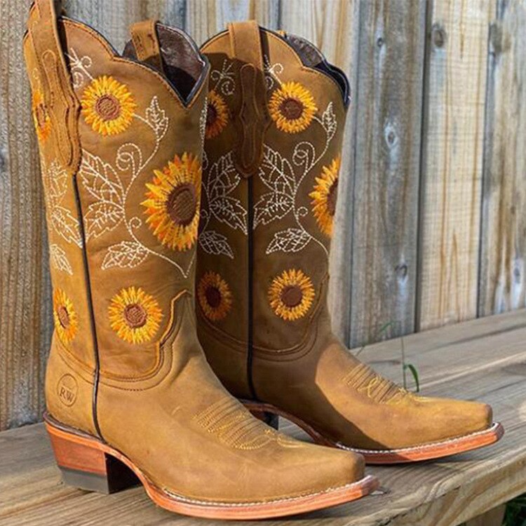 Stivali Stile Western Sunbloom