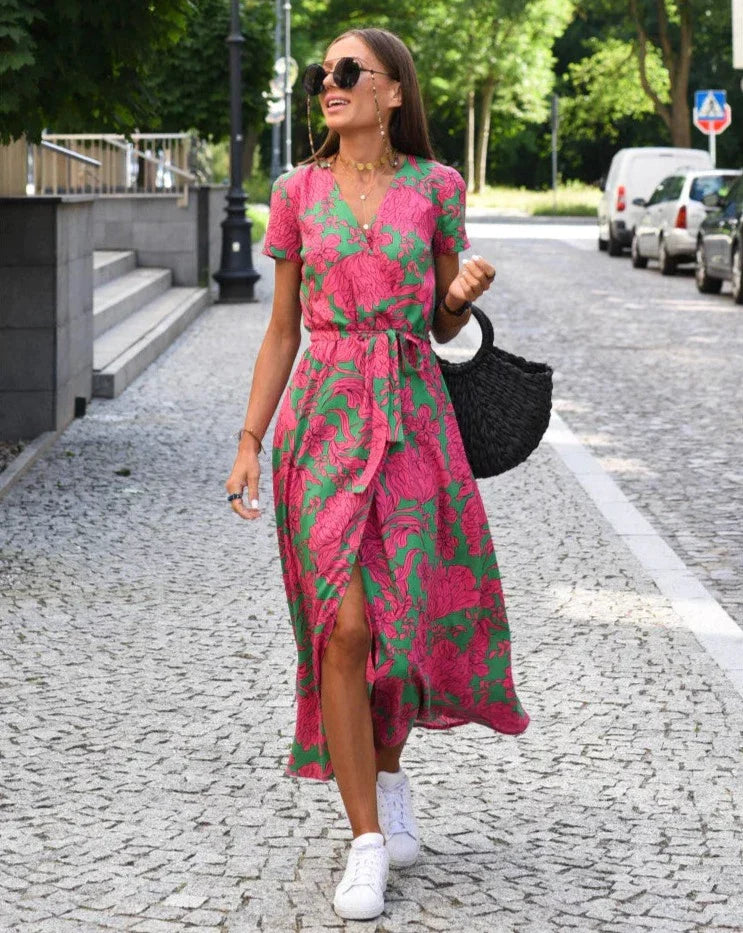 Linda - Abito Floreale di Estate