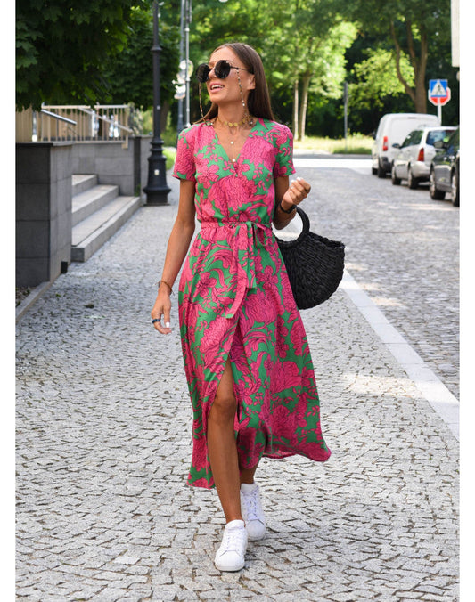 Nadia | Abito Elegante con Stampato