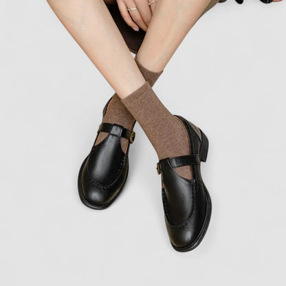 Avery - Scarpe ortopediche di punta quadrata Mary Jane