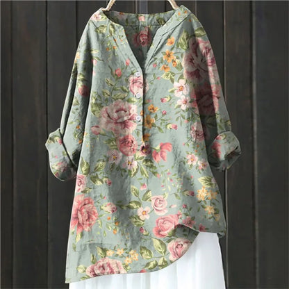 BLUSA LARGA DI FIORI ISALINE