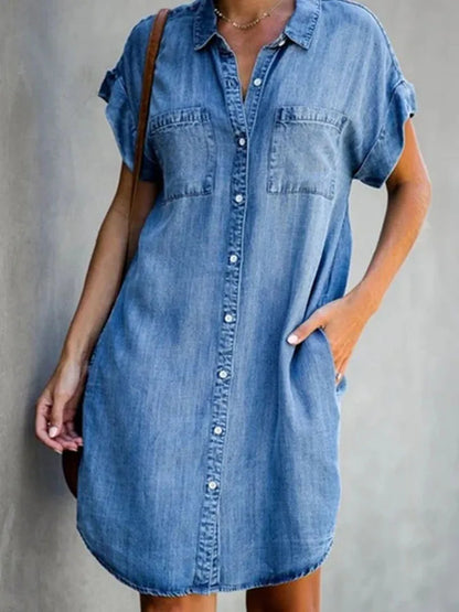 Jessa | Abito di Denim Senza tempo