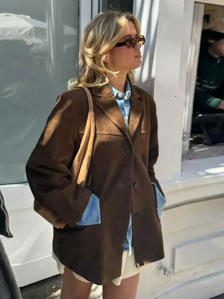EMMA | Giacca con revers e tasca alla moda