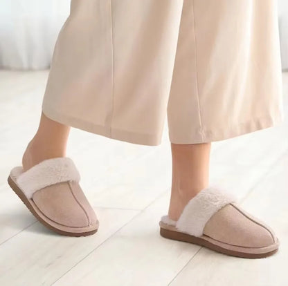 Pantofole di Interna di Felpa da donna con Revestimiento Morbida e Comfort Acogedor
