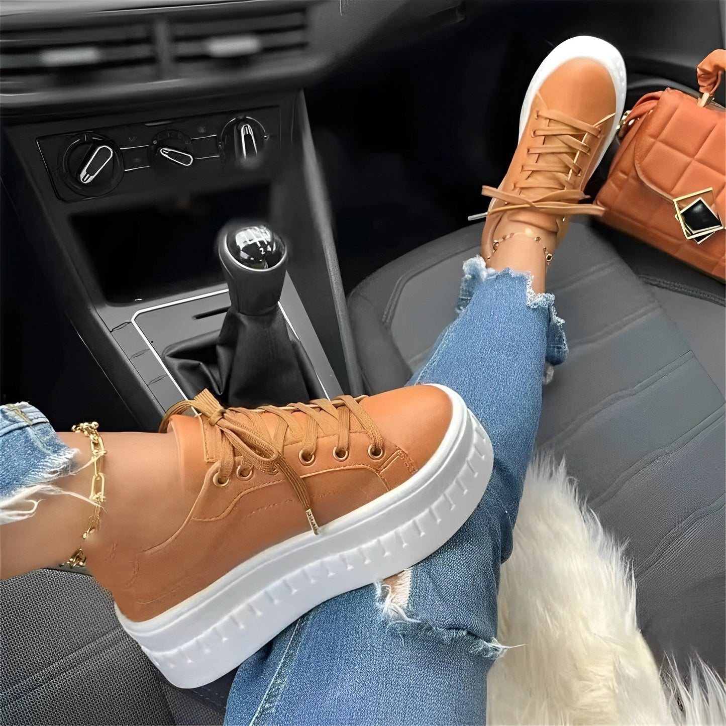 Valerie - Sneakers con platform e suola gruesa per donna