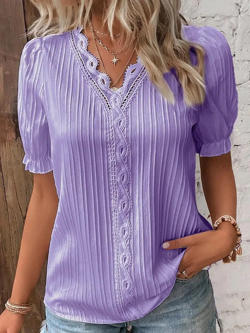 Mélissa | Blusa elegante con Dettagli Delicati