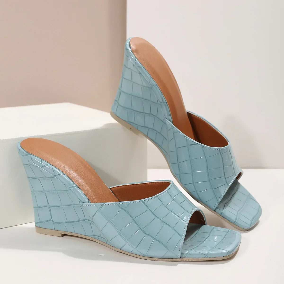Michele - Sandali con Zeppa Eleganti