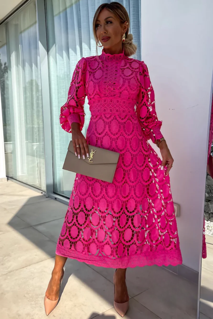 Amy | Abito in pizzo Elegante