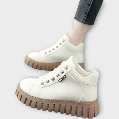 Sneakers con platform in Pelle Urban Edge