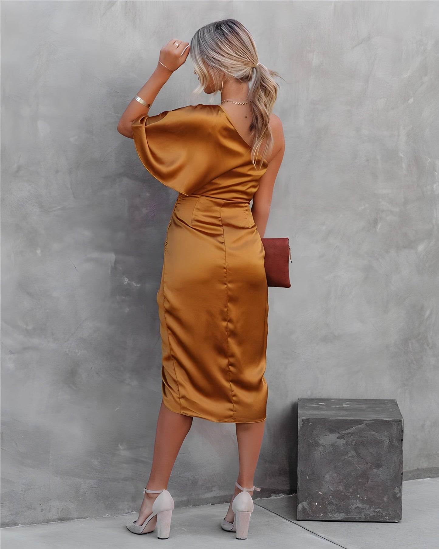 Allegra - Elegante abito di festa di seta