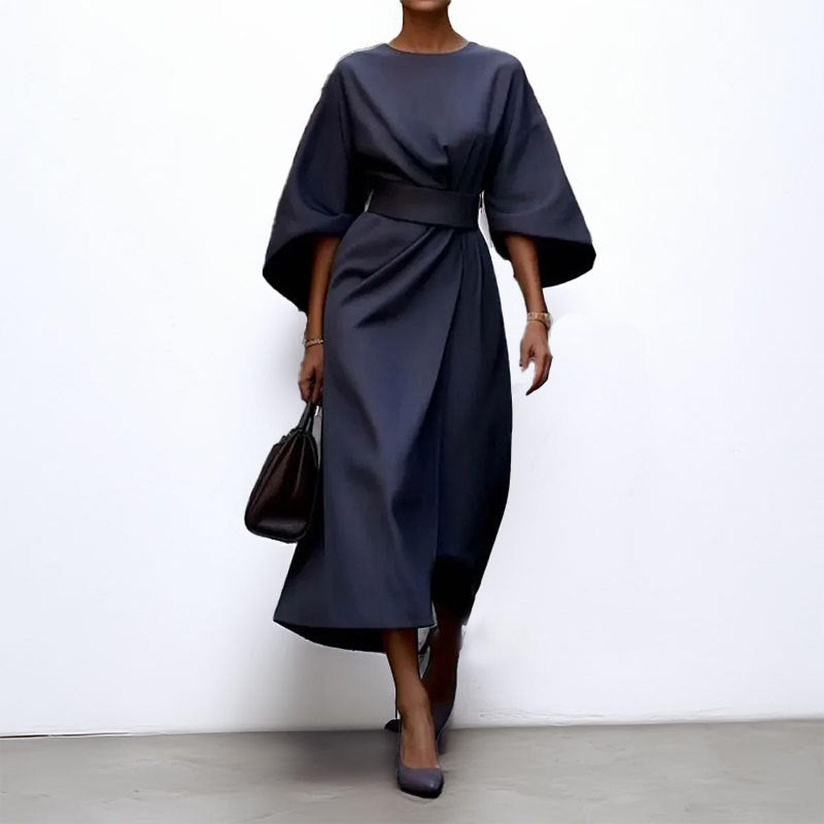 Robe Lunga Elegante Manica Murciélago