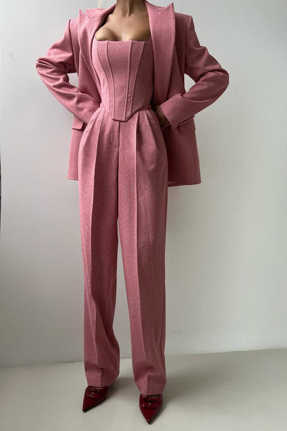 Grace | Set tre pezzi con Blazer di Doppio Bottone