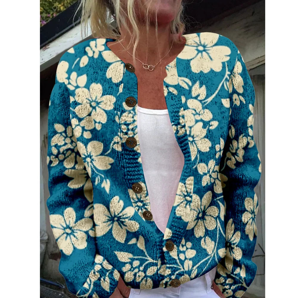 Maren | Cardigan chic con stampa