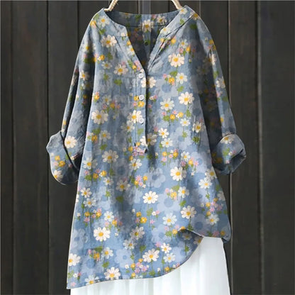 BLUSA LARGA DI FIORI ISALINE