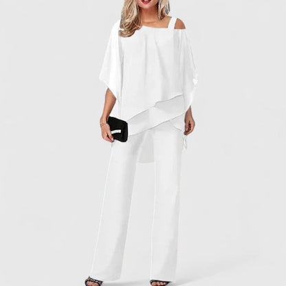 JOCELYN – SET DUE PEZZI ELEGANTE CON DRAPPEGGIATO