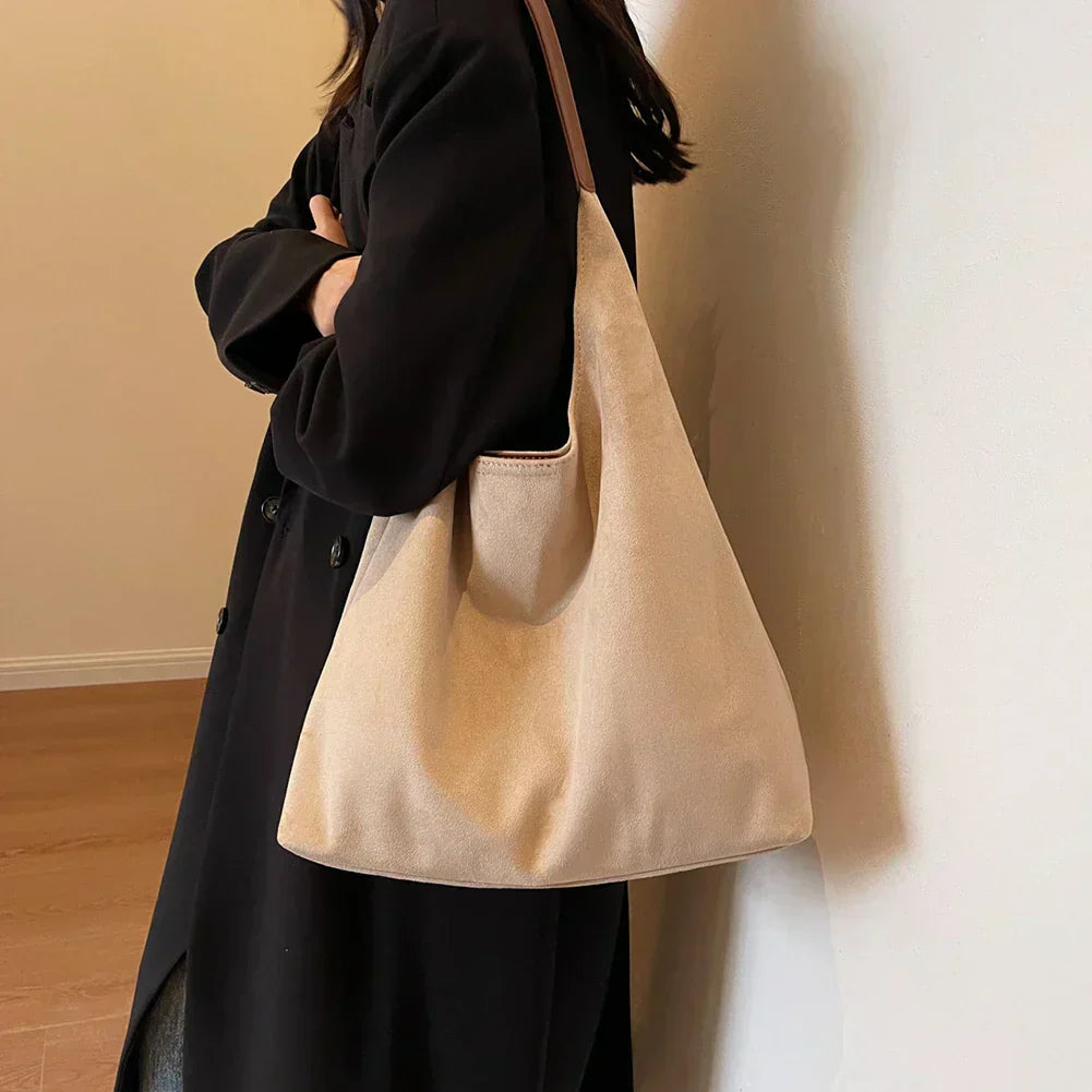 Jada | Borsa tote di Camoscio