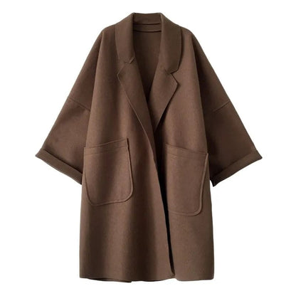 MAURA | Trench di misto lana Oversize