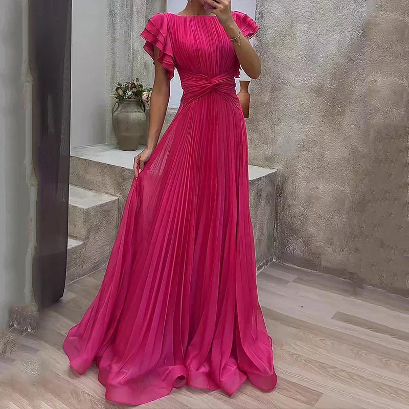 Abito da sera Plissettato Elegante - Alta Costura Senza tempo