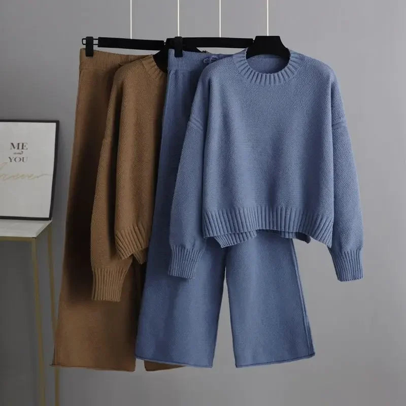 CAMILLE – SET DUE PEZZI DI MAGLIA COMODO