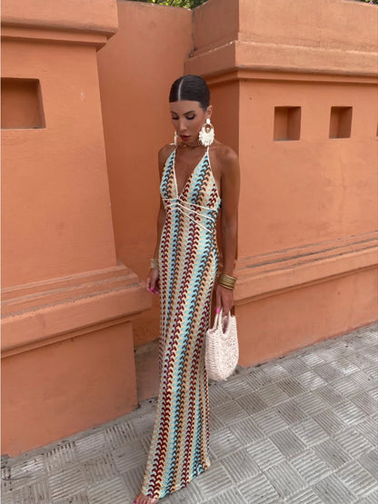 Dilara | Abito Maxi Senza Schiena