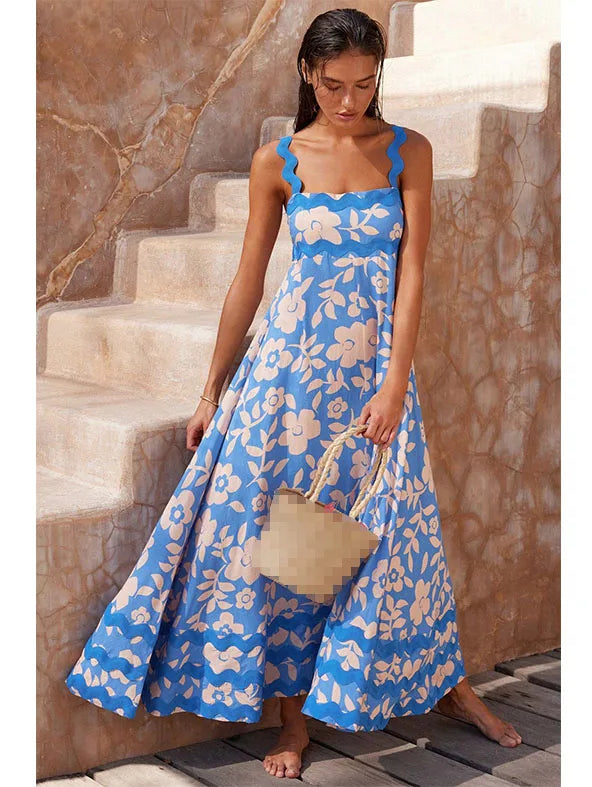 Solana | Elegante Abito maxi Floreale