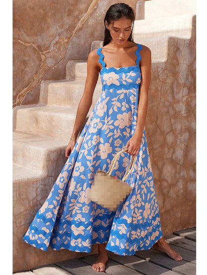 Solana | Elegante Abito maxi Floreale