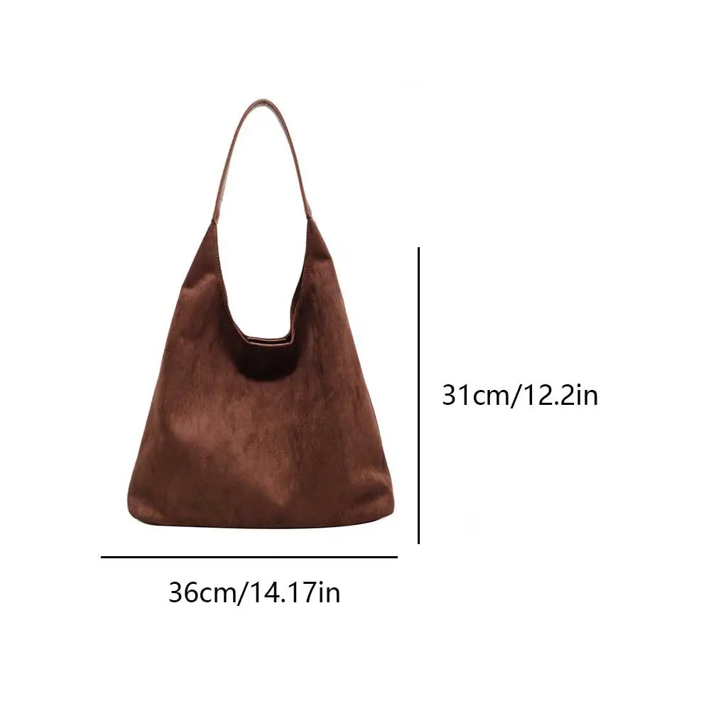 Jada | Borsa tote di Camoscio