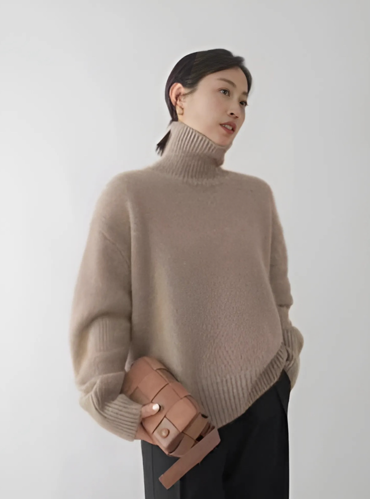 Lisette | Maglione a collo alto in cachemire