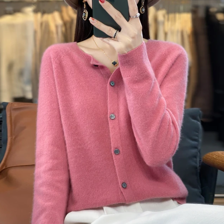 Anna | Cardigan in lana Merino