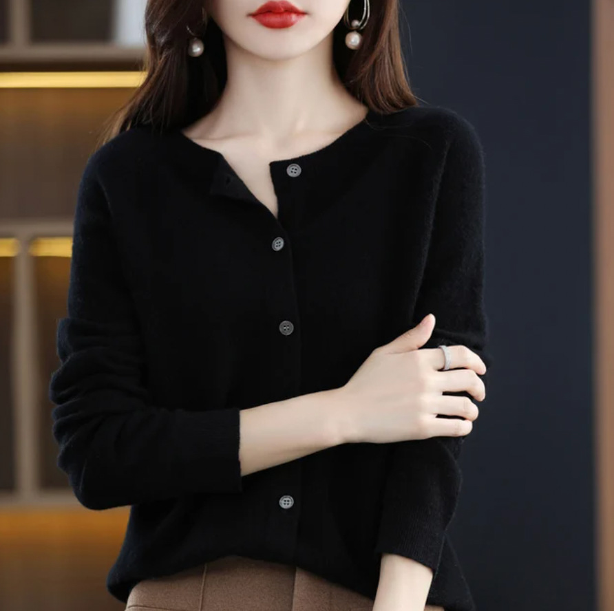 Anna | Cardigan in lana Merino