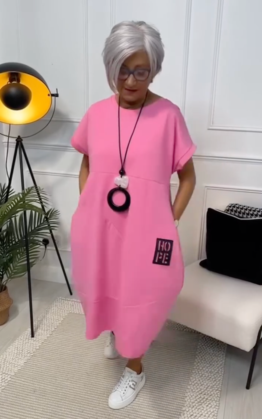 Zuzanna | Abito estivo Liviano con Collo rotondo