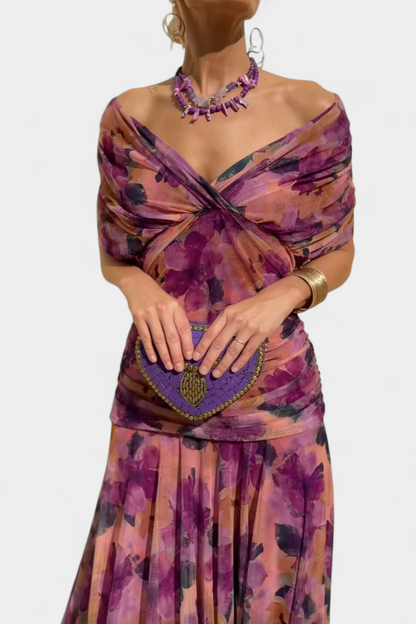 FIONA – ABITO DA SERA ELEGANTE CON SPALLE SCOPERTE