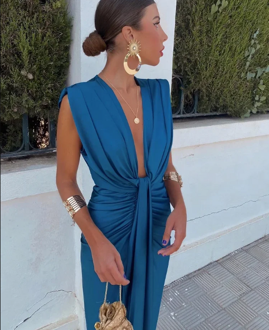 Daisy | Abito elegante con Pliegues