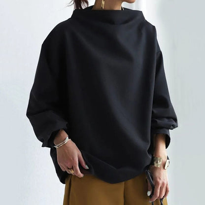 Elly | Top Casual con Collo alto