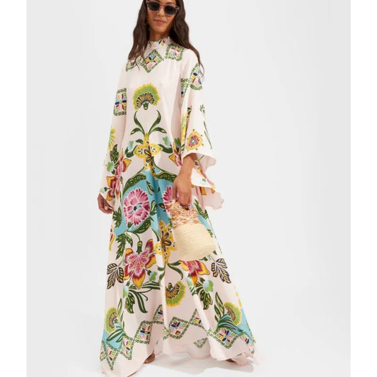 Abito maxi Floreale Esculpido Eleganza™