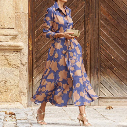 Floriza – Abito Stile Camicia Classica