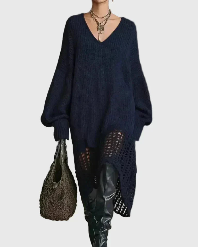 Tara | Abito di maglia midi acogedor e elegante