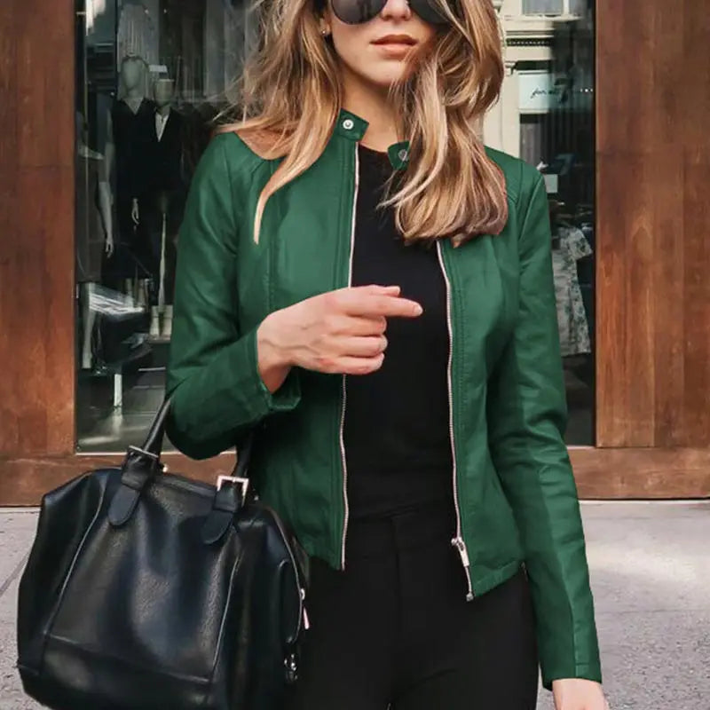 HARRIET | Giacca in pelle elegante da donna