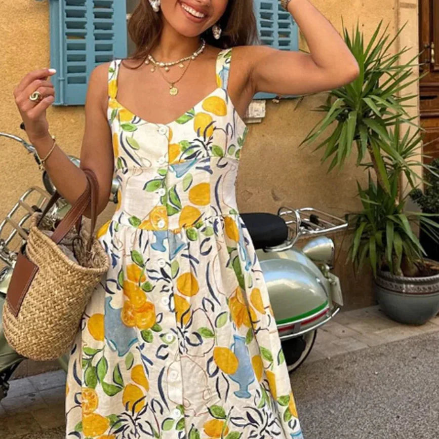Abito Midi di Limone di Marsella