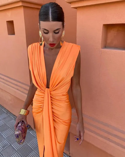 VALERIE – ABITO DA SERA ELEGANTE CON FRUNCIDOS
