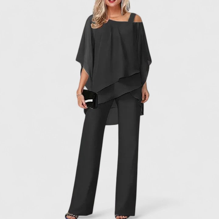 AYRELIANA – SET DI PANTALONE ELEGANTE DI DUE PEZZI