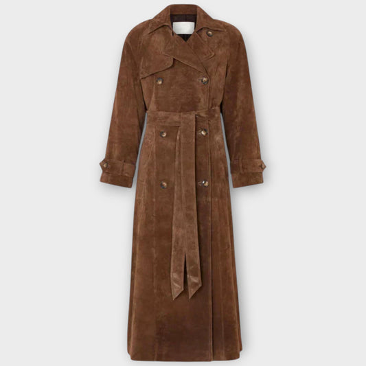 Trench in camoscio Couture