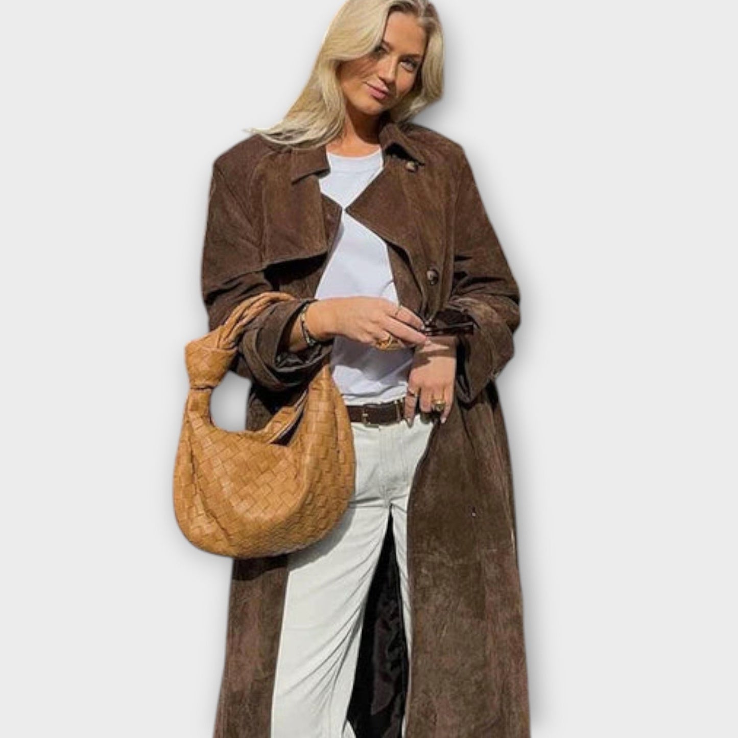 Trench in camoscio Couture